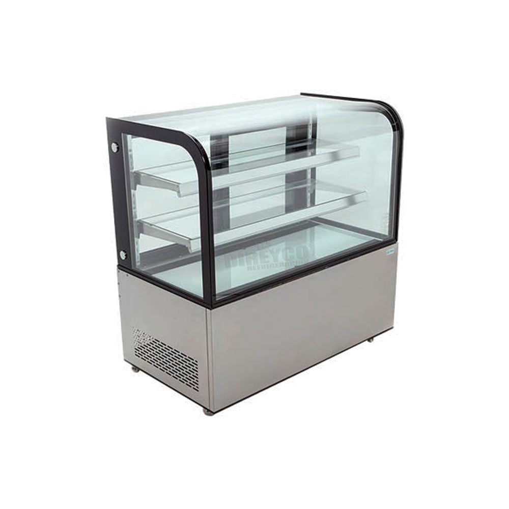 Vitrina Migsa ARC-270Y Exhibidora De Cristal Curvo