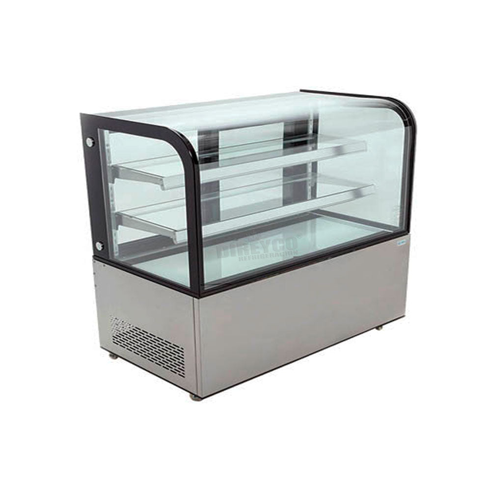 Vitrina Migsa ARC-370Y Exhibidora De Cristal Curvo