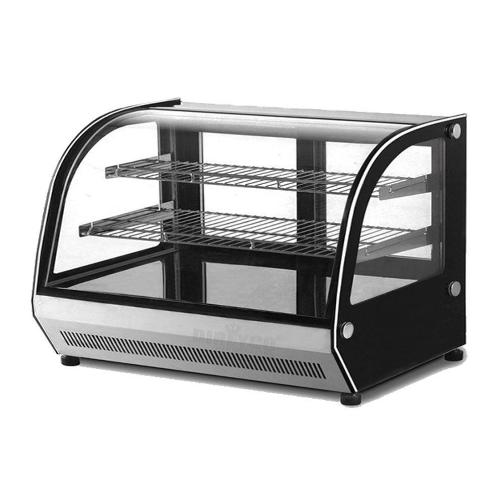 Vitrina Migsa GN-1200CT Cristal Curvo Sobre Mostrador