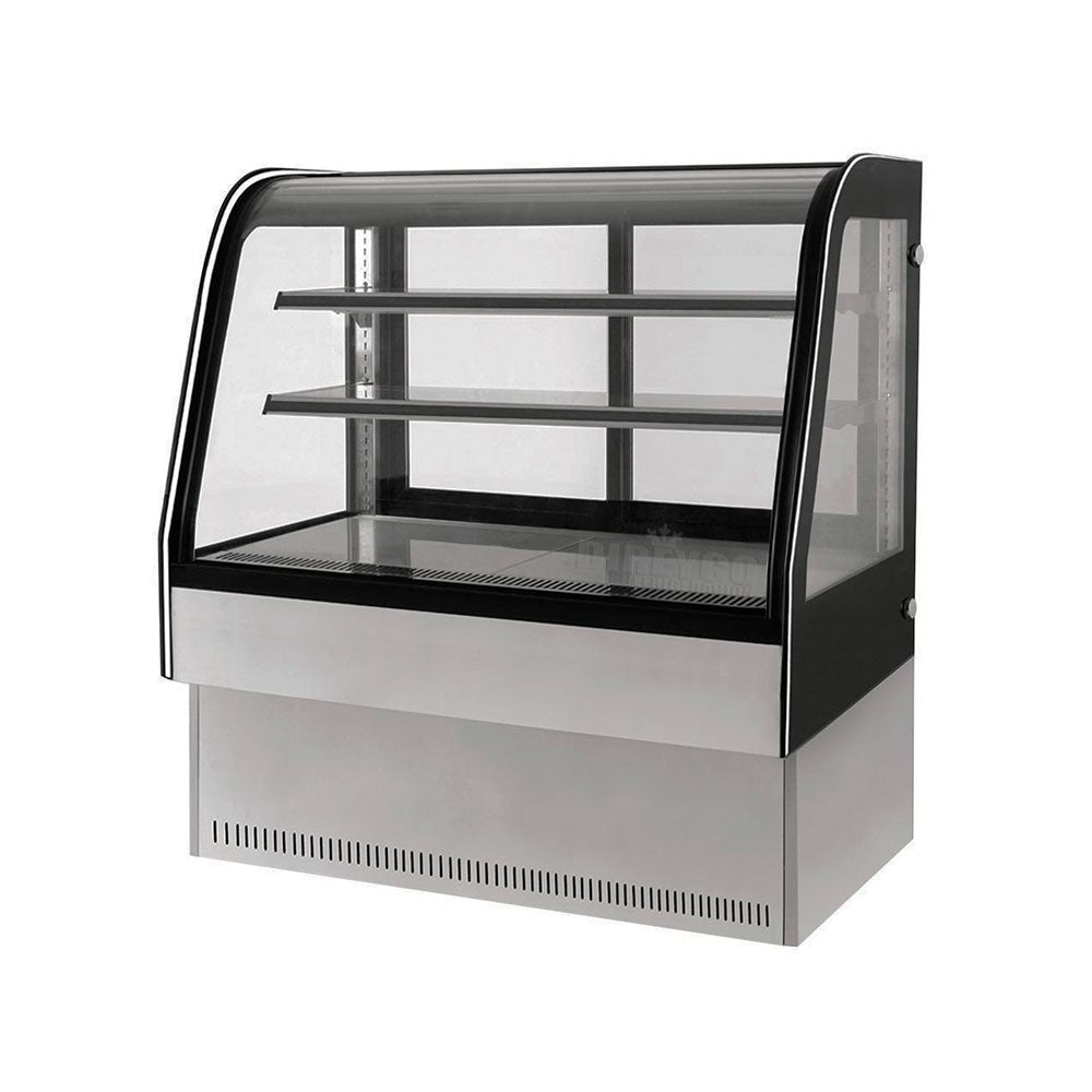 Vitrina Migsa GN-900C2 * GN-900D2 Exhibidora De Cristal Curvo