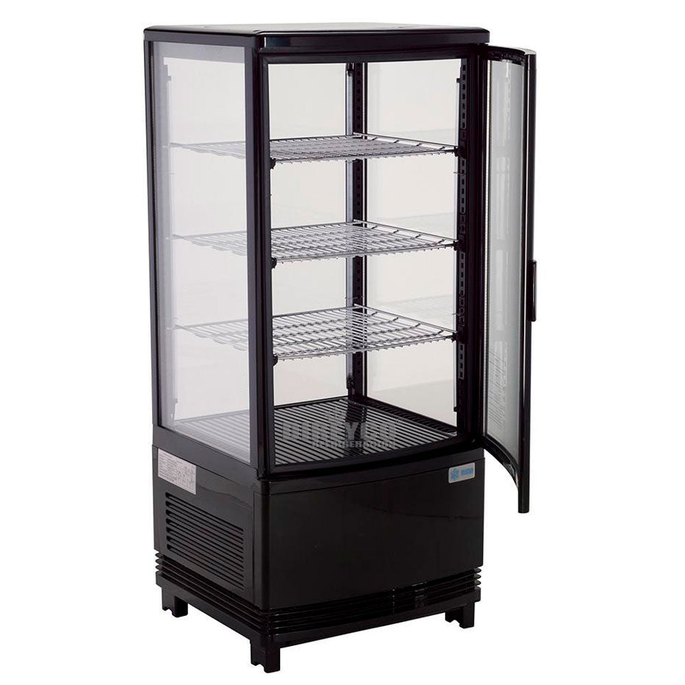 Vitrina Migsa RT-78L Panorámico Puerta De Cristal Recta