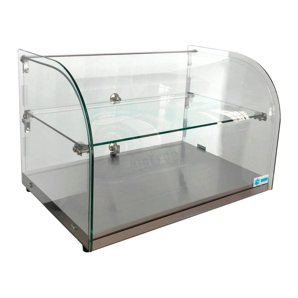Vitrina Migsa RTZ-45L Neutra Curva De 2 Niveles