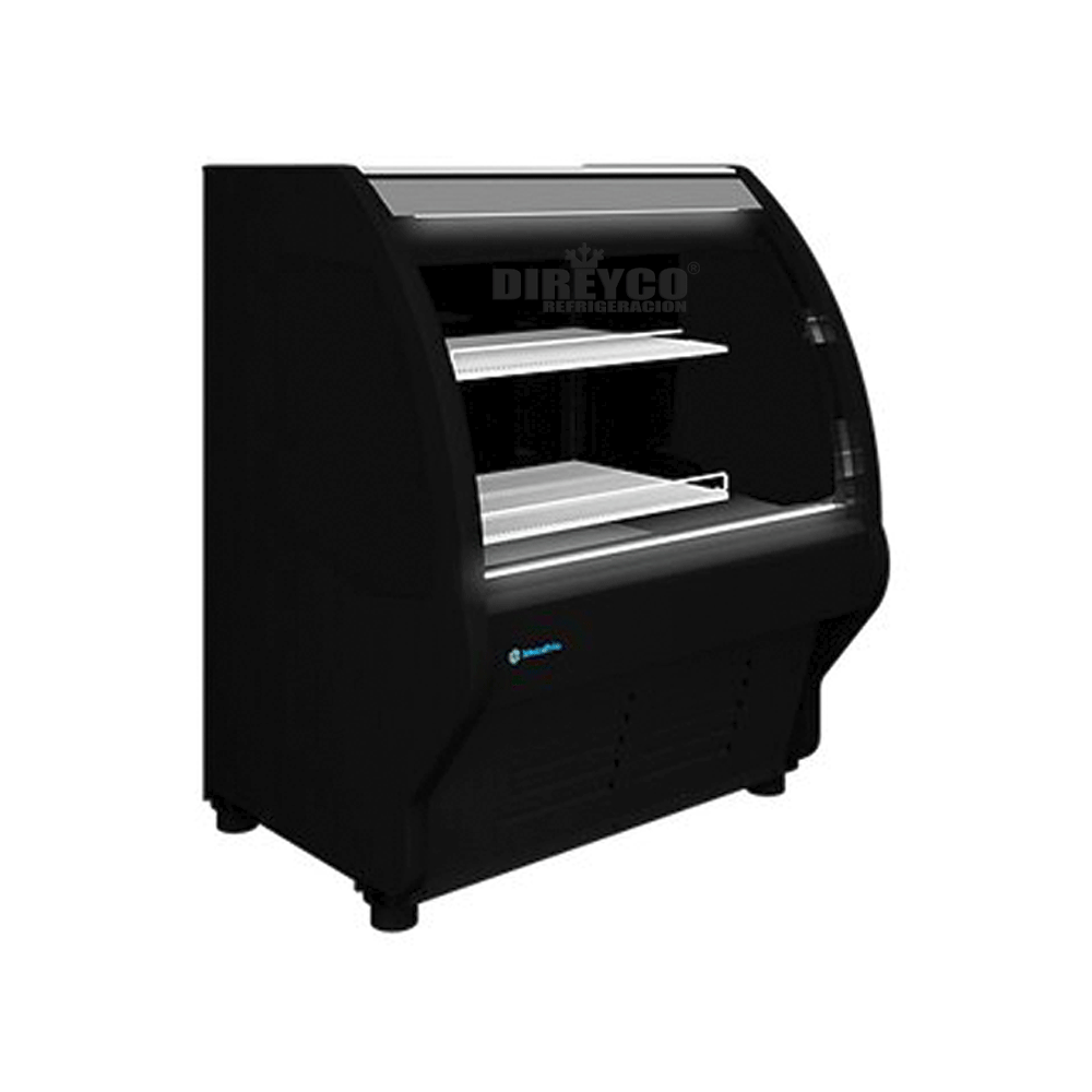 Vitrina Nieto VCM-100 Cristal Curvo Negra By Metalfrio