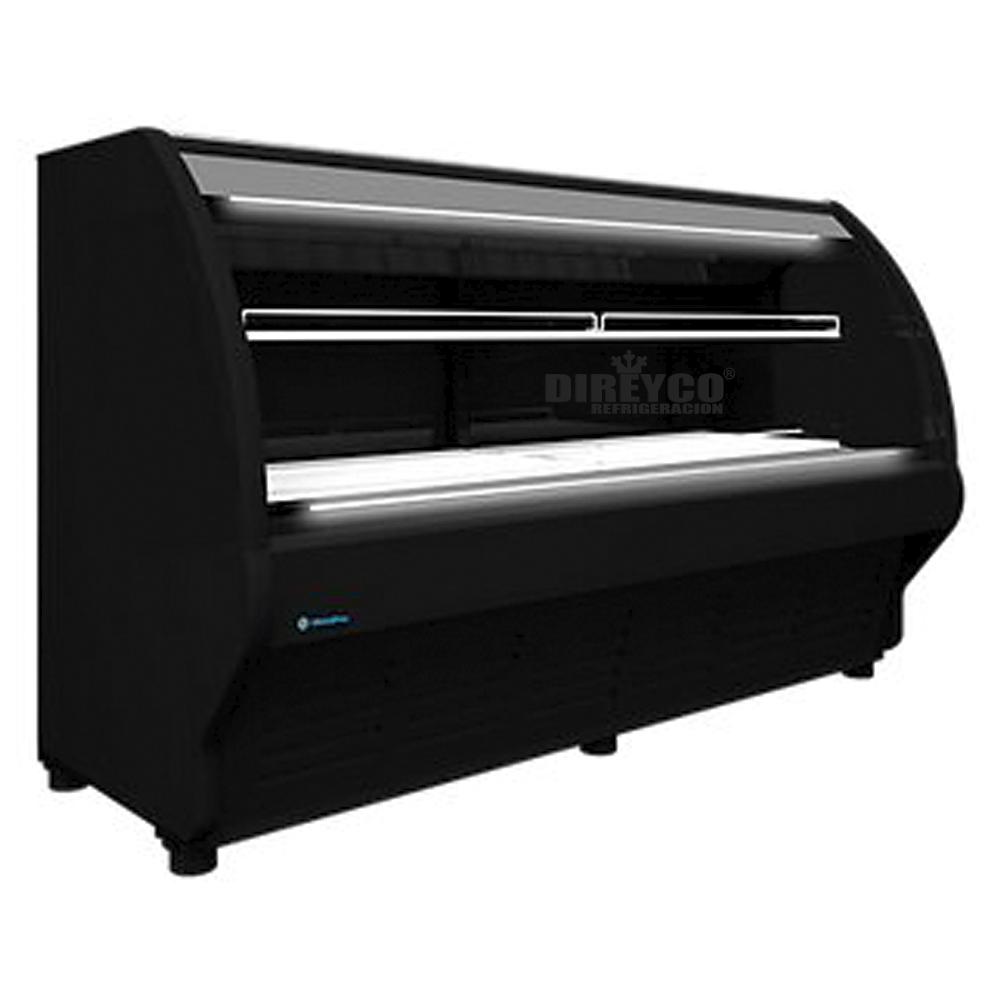 Vitrina Nieto VCM-200 Cristal Curvo Negra By Metalfrio