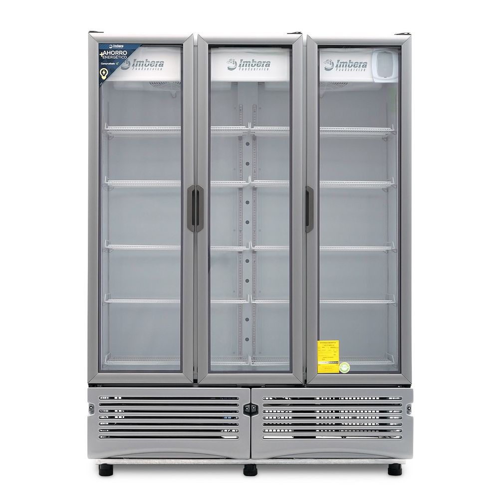 Refrigerador Imbera G342 Tres Puertas De Cristal