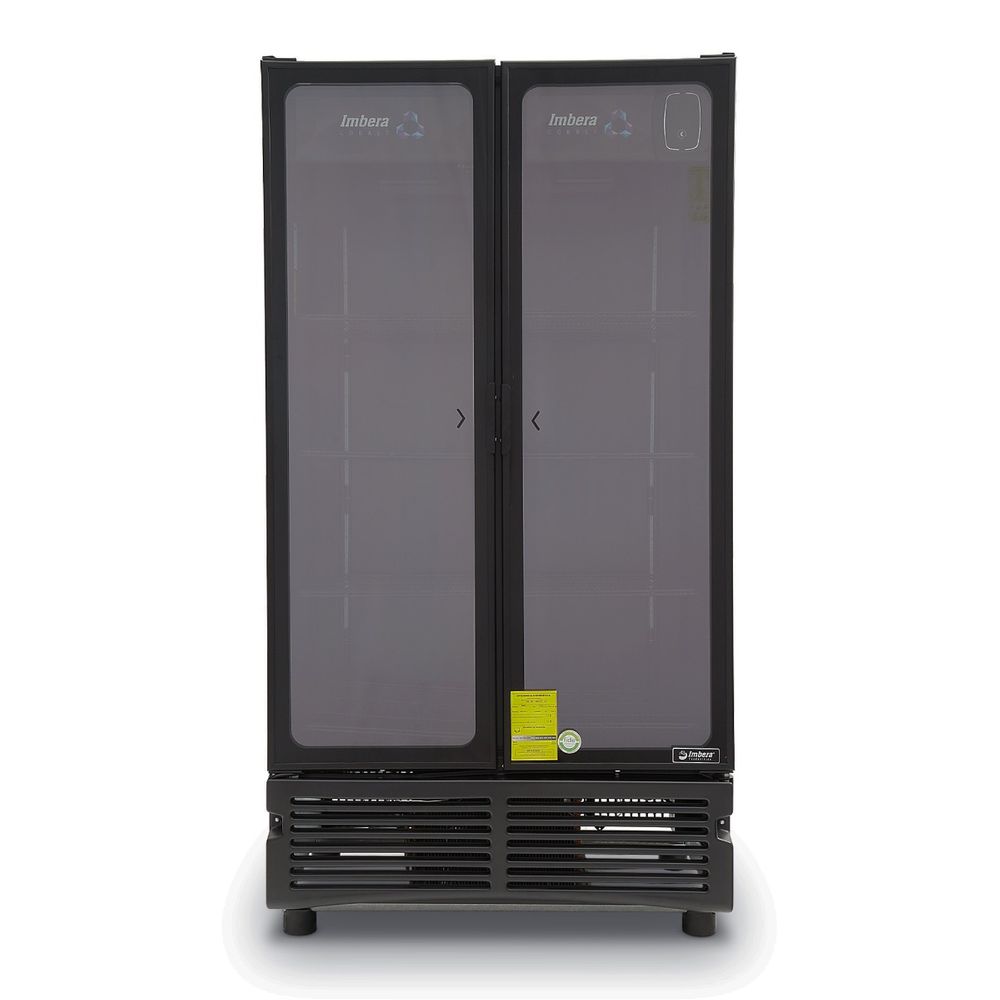 Refrigerador Imbera VR-26 Cobalt Doble Puerta De Cristal